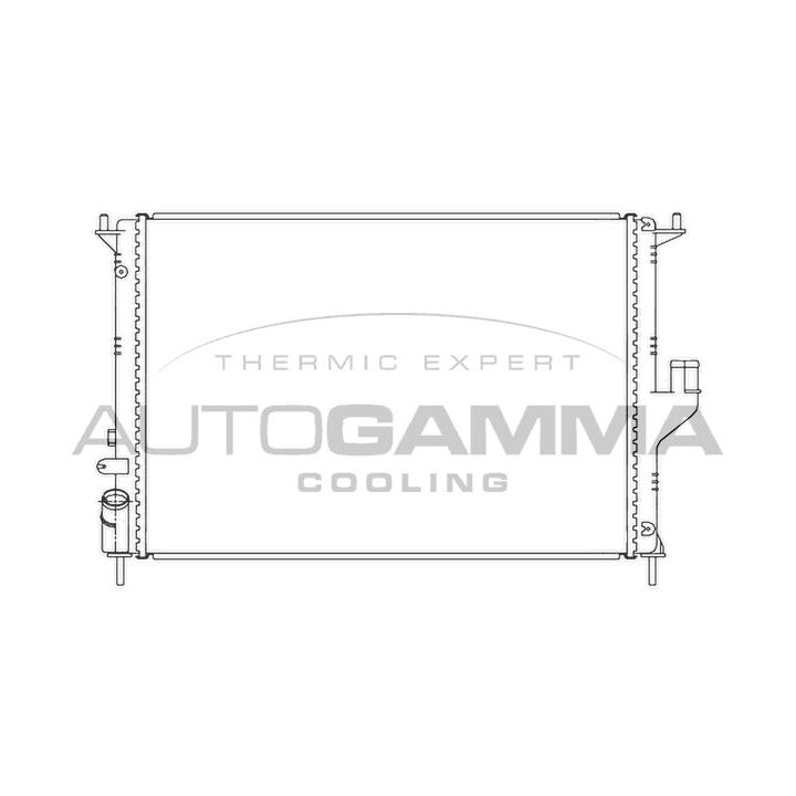 Radiatorius, variklio aušinimas AUTOGAMMA 105783