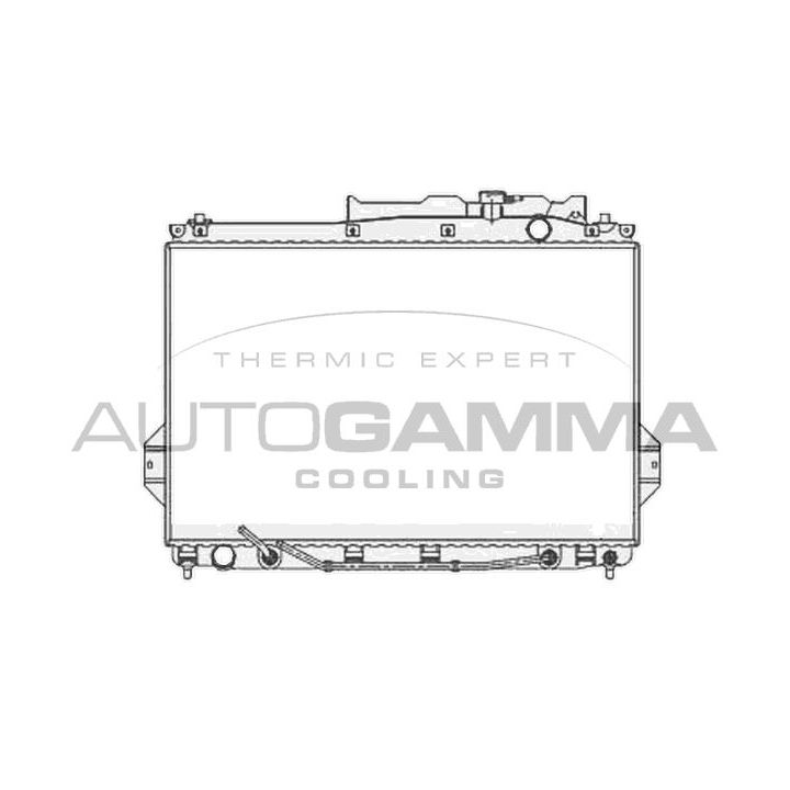 Radiatorius, variklio aušinimas AUTOGAMMA 105798