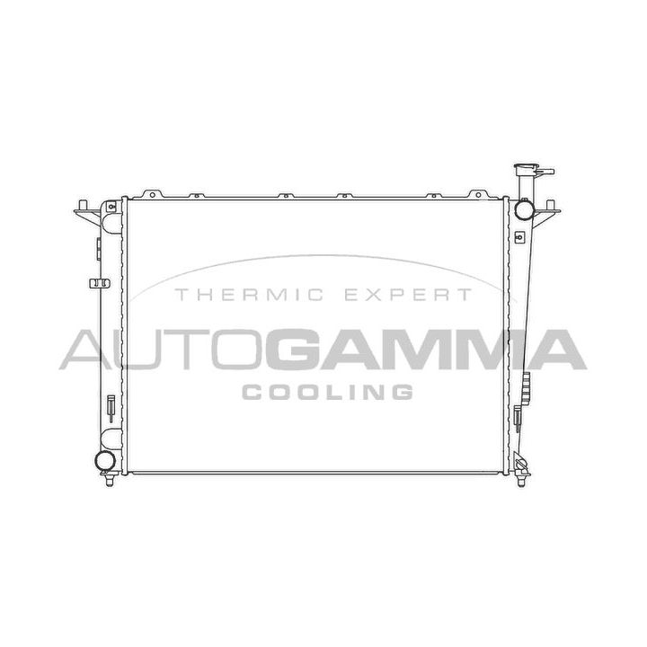 Radiatorius, variklio aušinimas AUTOGAMMA 105807