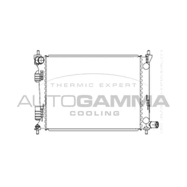 Radiatorius, variklio aušinimas AUTOGAMMA 105833