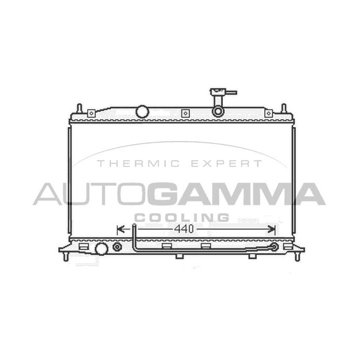Radiatorius, variklio aušinimas AUTOGAMMA 105919