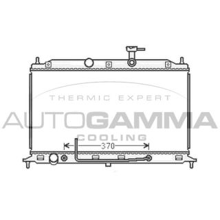 Radiatorius, variklio aušinimas AUTOGAMMA 105920