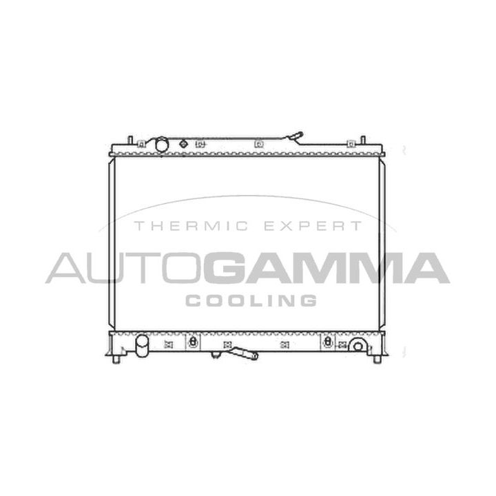 Radiatorius, variklio aušinimas AUTOGAMMA 105921