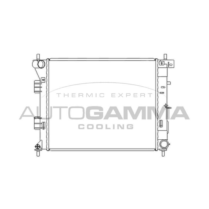 Radiatorius, variklio aušinimas AUTOGAMMA 105988
