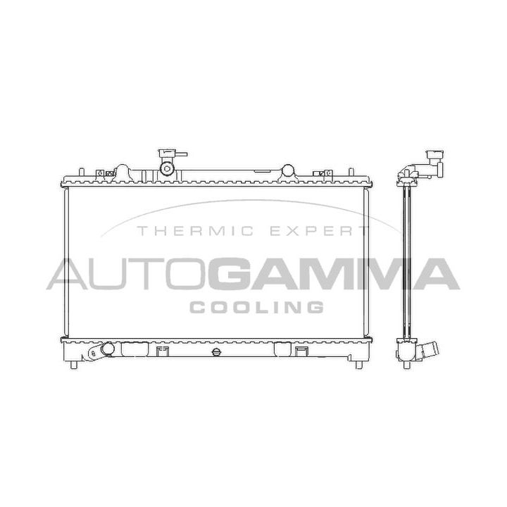 Radiatorius, variklio aušinimas AUTOGAMMA 105990