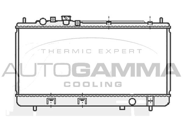 Radiatorius, variklio aušinimas AUTOGAMMA 107038