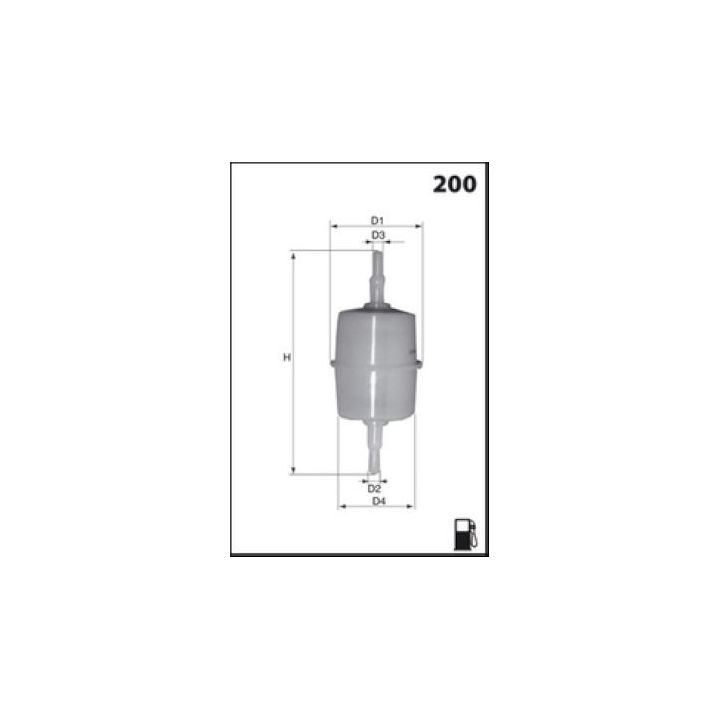 Kuro filtras LUCAS LFPF001