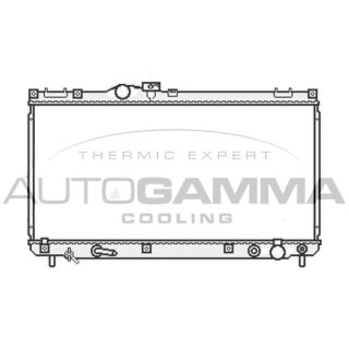 Radiatorius, variklio aušinimas AUTOGAMMA 107063