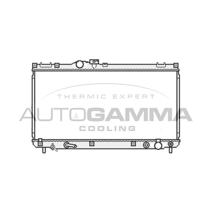 Radiatorius, variklio aušinimas AUTOGAMMA 107063