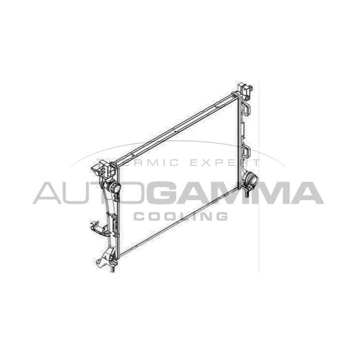 Radiatorius, variklio aušinimas AUTOGAMMA 107086