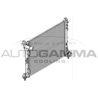 Radiatorius, variklio aušinimas AUTOGAMMA 107087
