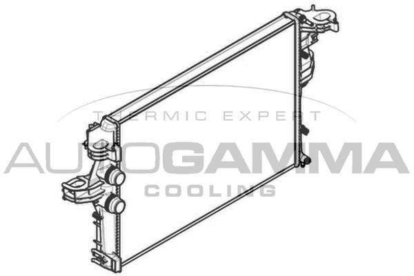 Radiatorius, variklio aušinimas AUTOGAMMA 107142