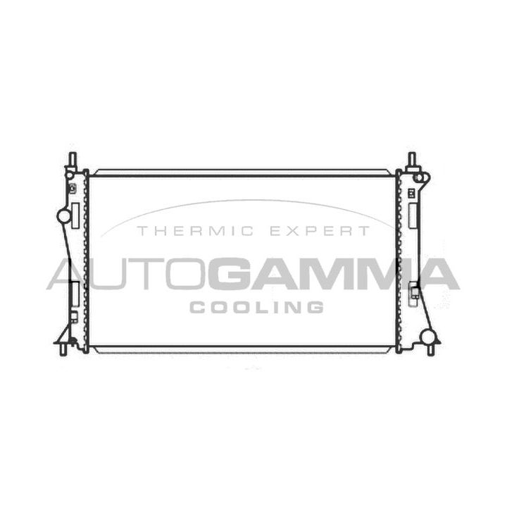 Radiatorius, variklio aušinimas AUTOGAMMA 107197