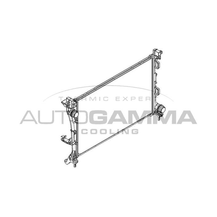 Radiatorius, variklio aušinimas AUTOGAMMA 107209