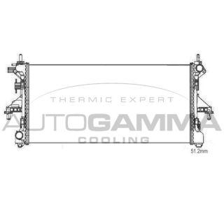 Radiatorius, variklio aušinimas AUTOGAMMA 107212