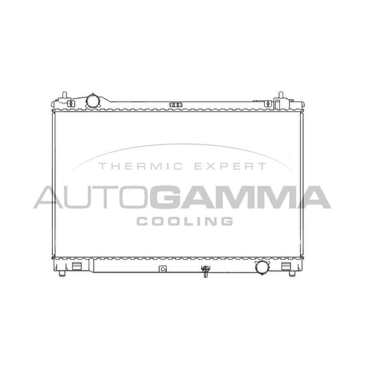 Radiatorius, variklio aušinimas AUTOGAMMA 107228