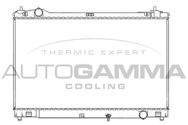 Radiatorius, variklio aušinimas AUTOGAMMA 107228