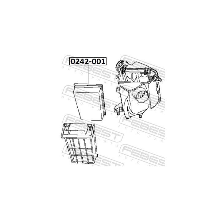 Oro filtras FEBEST 0242-001