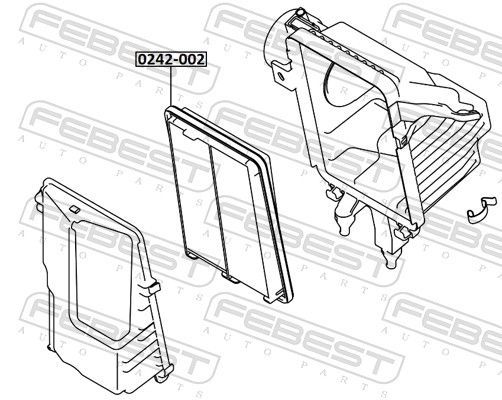 Oro filtras FEBEST 0242-002