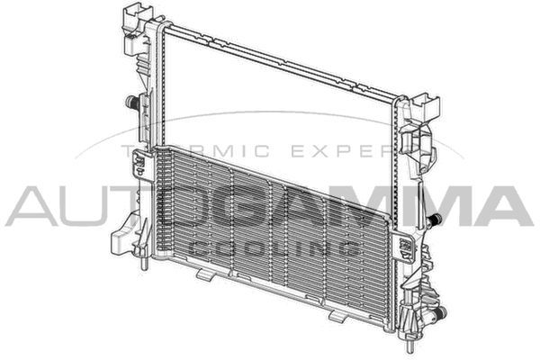 Radiatorius, variklio aušinimas AUTOGAMMA 107248