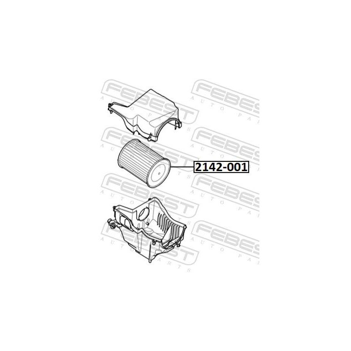 Oro filtras FEBEST 2142-001
