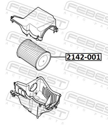 Oro filtras FEBEST 2142-001