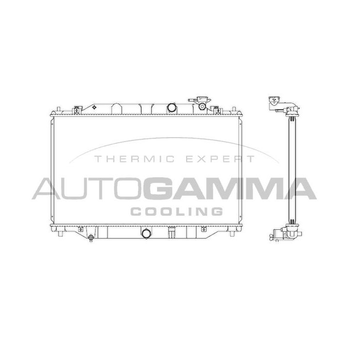 Radiatorius, variklio aušinimas AUTOGAMMA 107273