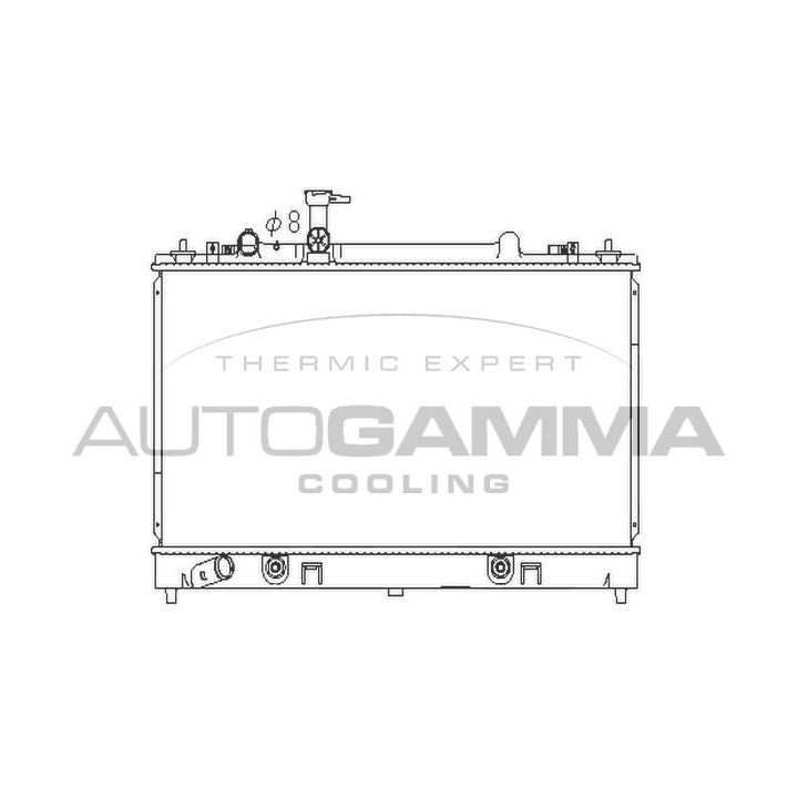 Radiatorius, variklio aušinimas AUTOGAMMA 107281