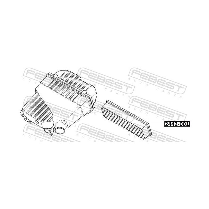 Oro filtras FEBEST 2442-001