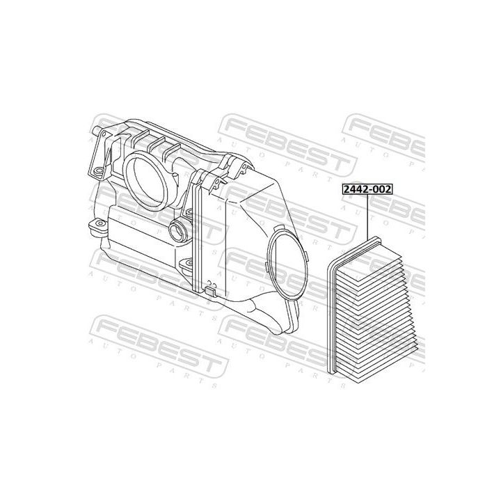Oro filtras FEBEST 2442-002