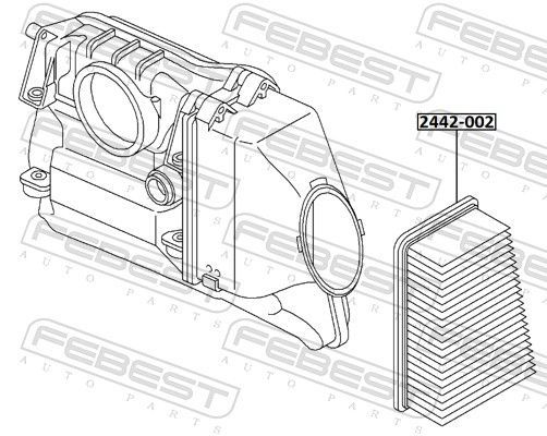 Oro filtras FEBEST 2442-002