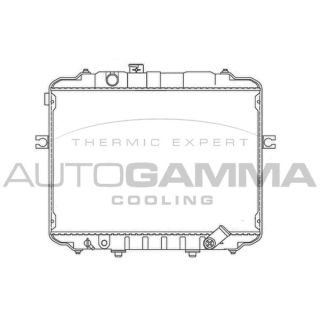 Radiatorius, variklio aušinimas AUTOGAMMA 107324