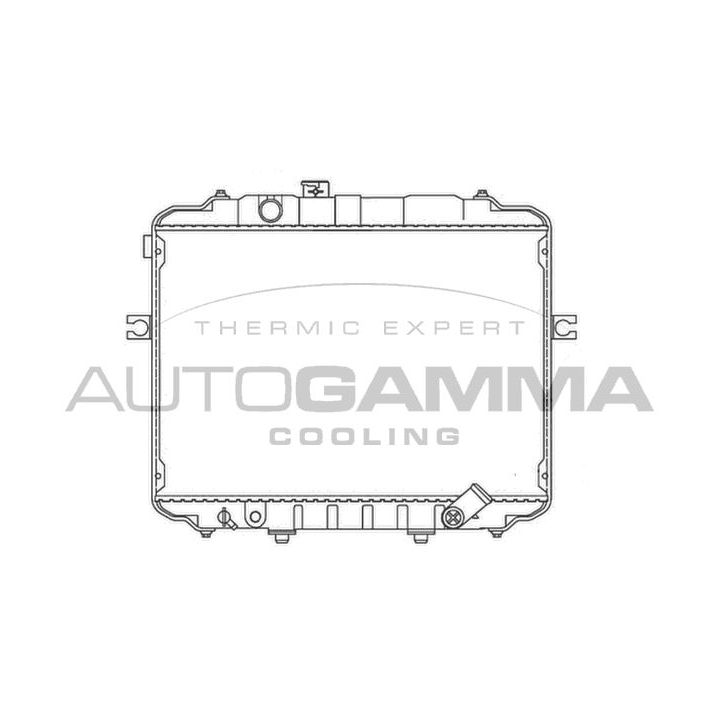 Radiatorius, variklio aušinimas AUTOGAMMA 107324