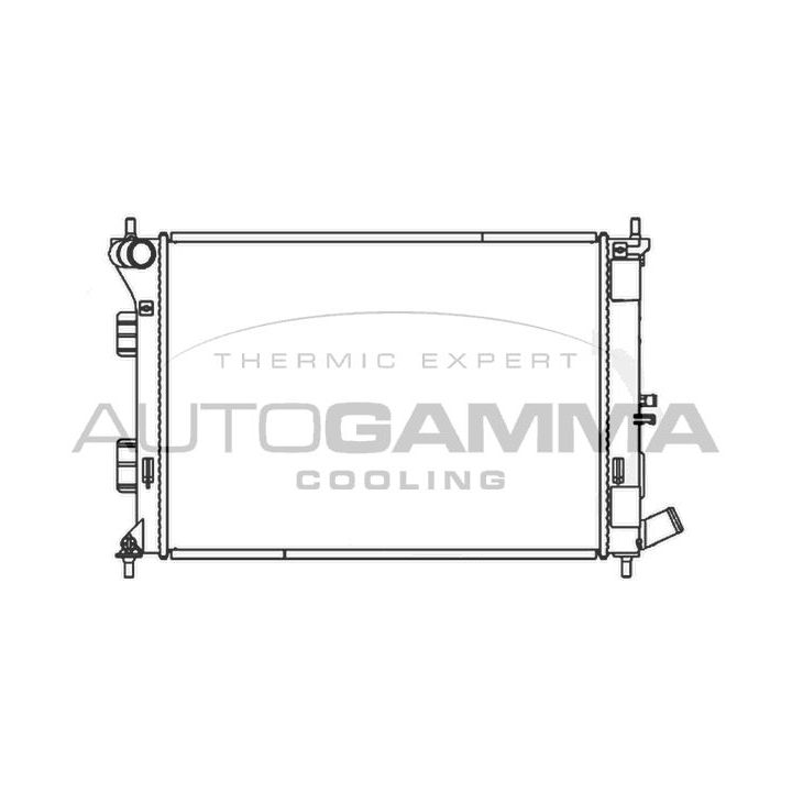Radiatorius, variklio aušinimas AUTOGAMMA 107331