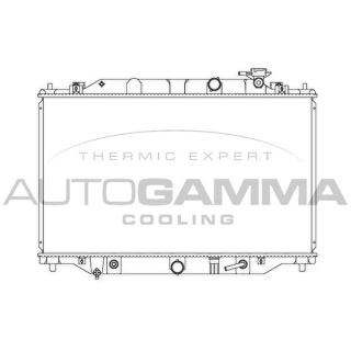 Radiatorius, variklio aušinimas AUTOGAMMA 107349