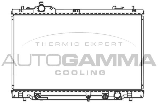 Radiatorius, variklio aušinimas AUTOGAMMA 107366