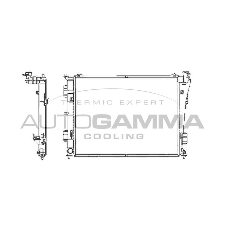 Radiatorius, variklio aušinimas AUTOGAMMA 107389
