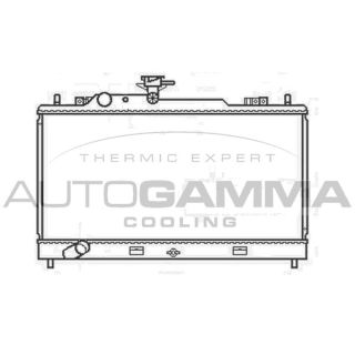 Radiatorius, variklio aušinimas AUTOGAMMA 107426