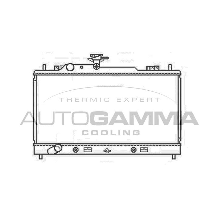 Radiatorius, variklio aušinimas AUTOGAMMA 107427