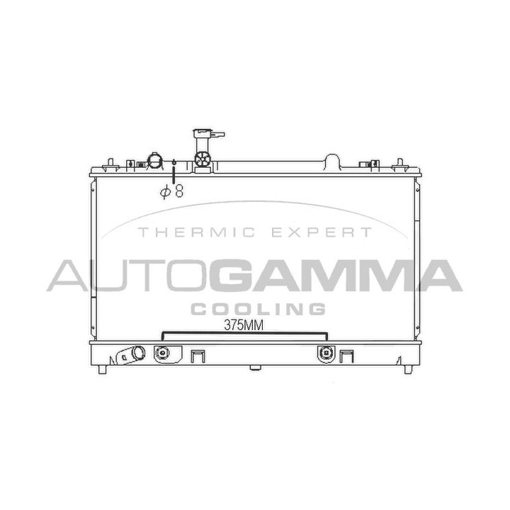 Radiatorius, variklio aušinimas AUTOGAMMA 107476