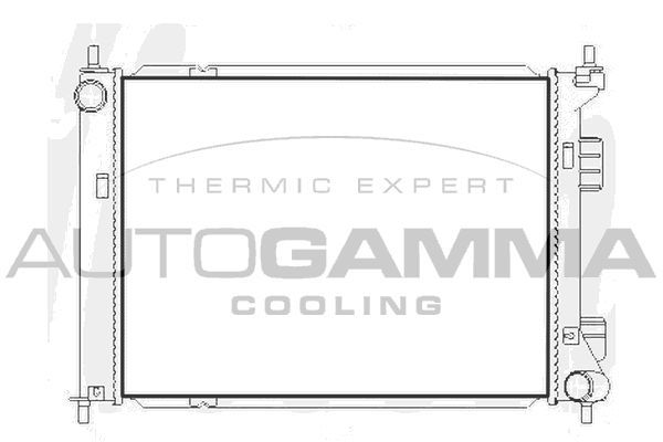 Radiatorius, variklio aušinimas AUTOGAMMA 107488