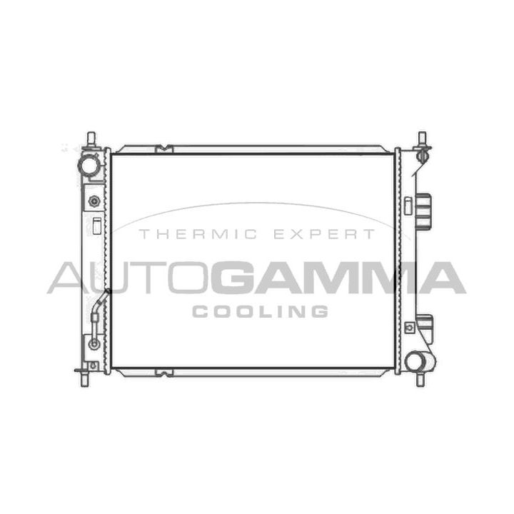 Radiatorius, variklio aušinimas AUTOGAMMA 107490