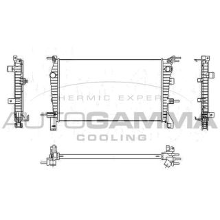 Radiatorius, variklio aušinimas AUTOGAMMA 107538