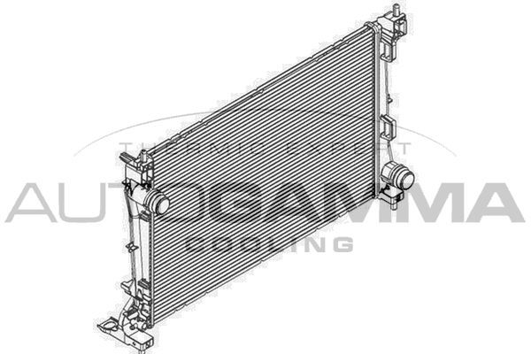 Radiatorius, variklio aušinimas AUTOGAMMA 107541