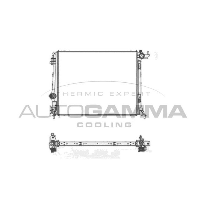 Radiatorius, variklio aušinimas AUTOGAMMA 107663