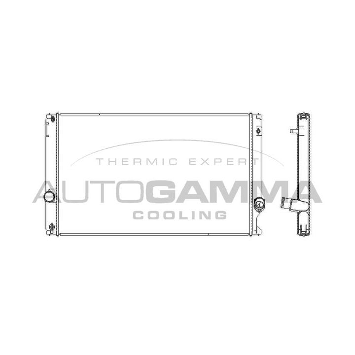 Radiatorius, variklio aušinimas AUTOGAMMA 107793