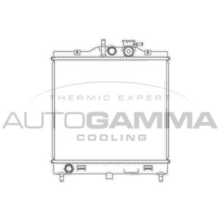 Radiatorius, variklio aušinimas AUTOGAMMA 107813