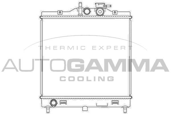 Radiatorius, variklio aušinimas AUTOGAMMA 107813