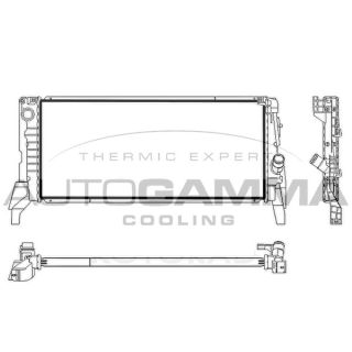 Radiatorius, variklio aušinimas AUTOGAMMA 107838