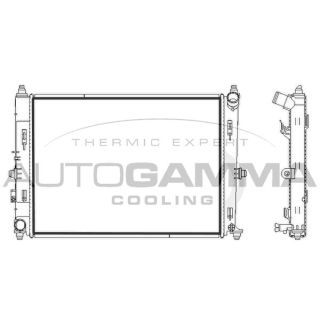 Radiatorius, variklio aušinimas AUTOGAMMA 107841